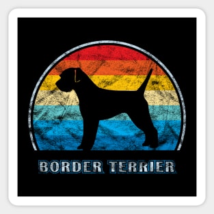 Border Terrier Vintage Design Dog Sticker